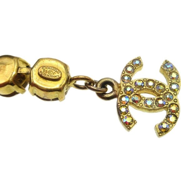 Chanel Anklet Gold Rhinestone - Picture 4 of 14
